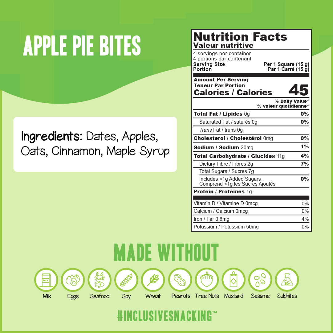 Apple Pie Snacking Bites