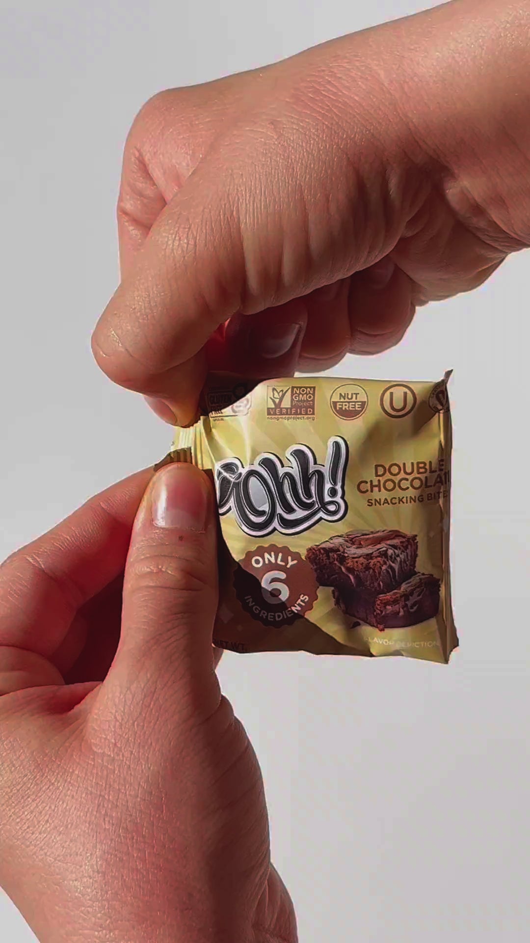 Load video: 4 Pack Double Chocolate Snacking Bites